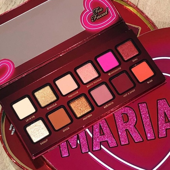 Too Faced Amor Caliente eyeshadow and cheek palette Limited Edition NEW - Picture 4 of 5